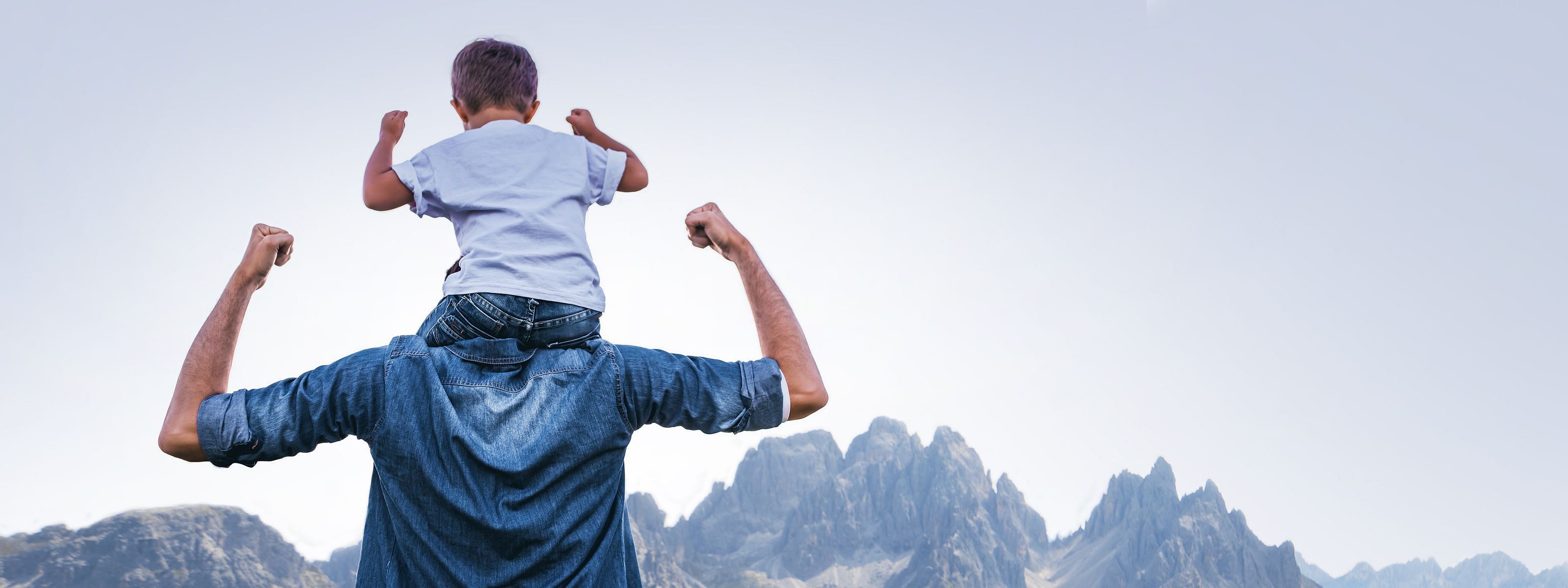 Starker Rücken für Vater und Sohn